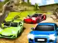 Dino Car Race — безкоштовна онлайн гра