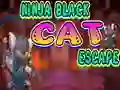 Ninja Black Cat Escape — безкоштовна онлайн гра