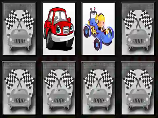 Racing Cars Memory — безкоштовна онлайн гра