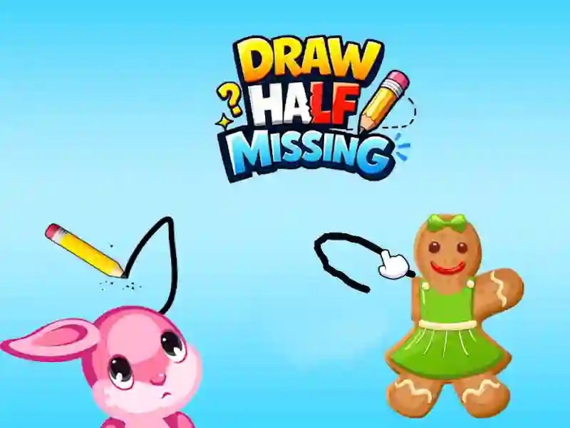 Draw Half Game — безкоштовна онлайн гра