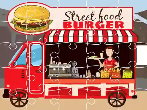 Burger Trucks Jigsaw — безкоштовна онлайн гра