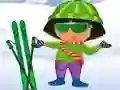 Dora Ski Dress up — безкоштовна онлайн гра