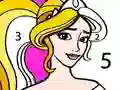 Princess Coloring By Number — безкоштовна онлайн гра