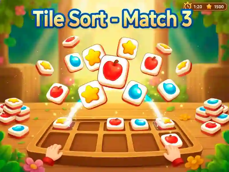 Tile Sort - Match 3 — безкоштовна онлайн гра