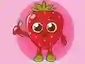 Coloring Book: Delicious Strawberries — безкоштовна онлайн гра