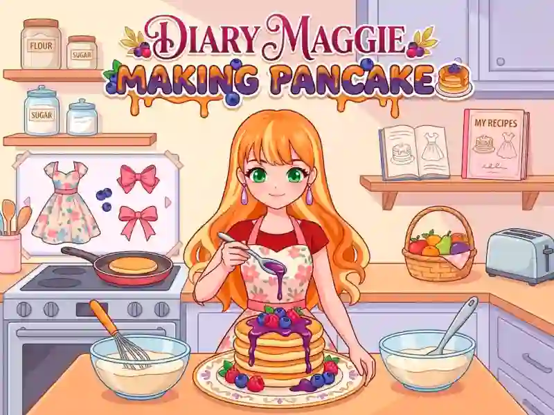 Diary Maggie Making Pancake — безкоштовна онлайн гра