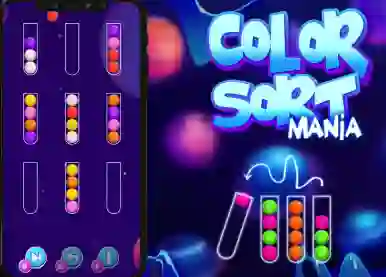 Color Sort Mania — безкоштовна онлайн гра