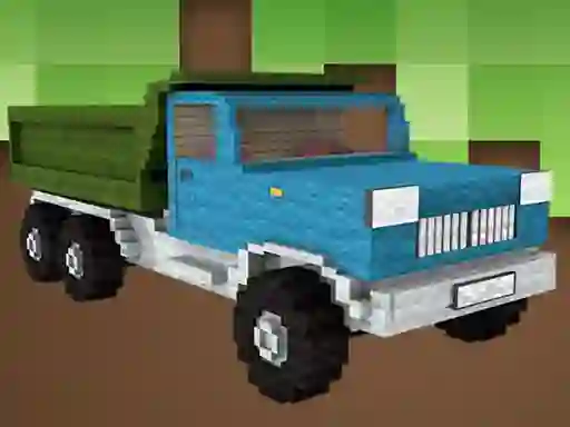 Blockcraft Truck Jigsaw — безкоштовна онлайн гра