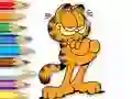 Coloring Book: Garfield Hamburger — безкоштовна онлайн гра