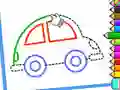 Toddler Drawing: Cute Car — безкоштовна онлайн гра