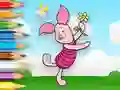 Coloring Book: Piglet Holds Toy Windmill — безкоштовна онлайн гра