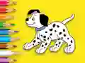 Coloring Book: Cute Spotted Dog — безкоштовна онлайн гра