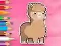 Coloring Book: Cute Alpaca — безкоштовна онлайн гра