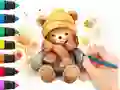 Coloring Book: Autumn Bear — безкоштовна онлайн гра