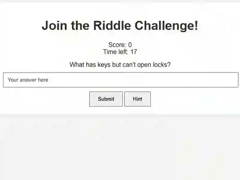 Riddle Challenge — безкоштовна онлайн гра