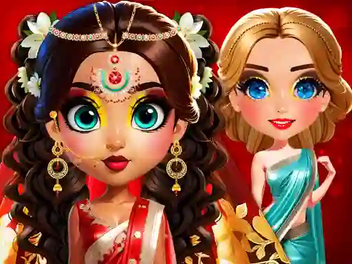 Asoka Makeup Indian Bride — безкоштовна онлайн гра