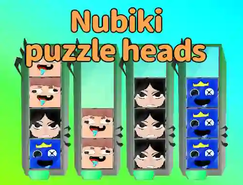 Nubiki Puzzle Heads — безкоштовна онлайн гра