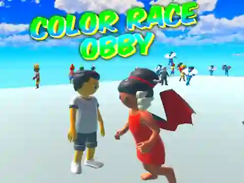 Color Race Obby — безкоштовна онлайн гра