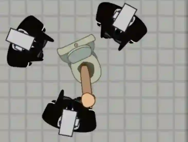 100 Cameramans vs 100 Toilets — безкоштовна онлайн гра