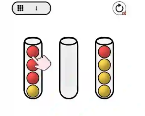Balls Sorter — безкоштовна онлайн гра