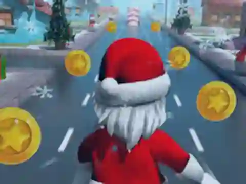 Santa Roblox Running — безкоштовна онлайн гра
