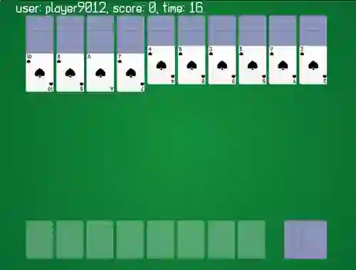 Spider Solitaire Classic Ver — безкоштовна онлайн гра