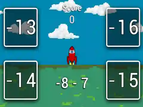 Rocket Math — безкоштовна онлайн гра