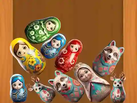 Merge Matreshki — безкоштовна онлайн гра