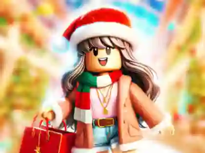 Jigsaw Puzzle: Roblox Christmas Mall — безкоштовна онлайн гра