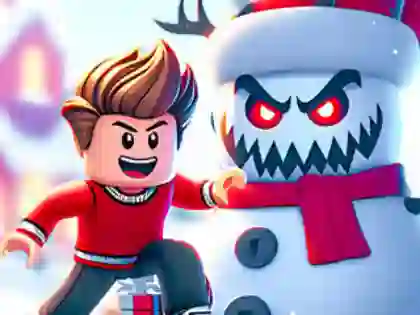 Jigsaw Puzzle: Roblox Snowball Battle — безкоштовна онлайн гра