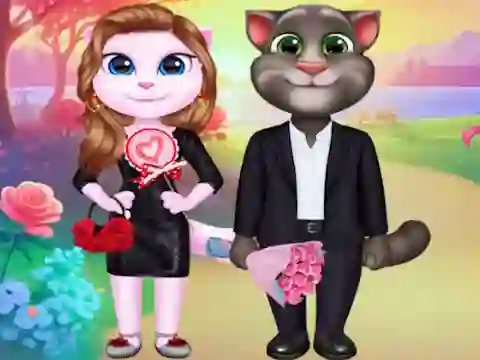 Kitty Couple Lovely Valentine — безкоштовна онлайн гра