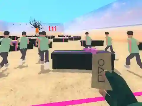 Squid Game Red Light — безкоштовна онлайн гра