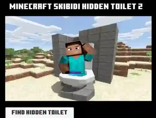 Minicraft Skibidi Hidden Toilet 2 — безкоштовна онлайн гра