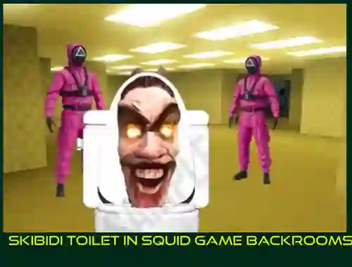 Skibidi Toilet in Squid Game Backrooms — безкоштовна онлайн гра
