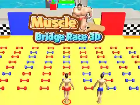 Muscle Bridge Race 3D — безкоштовна онлайн гра