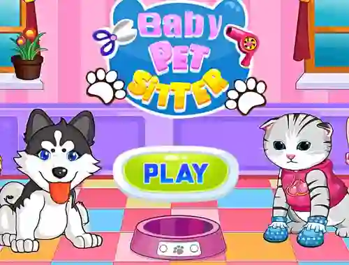 Baby Pet Sitter — безкоштовна онлайн гра