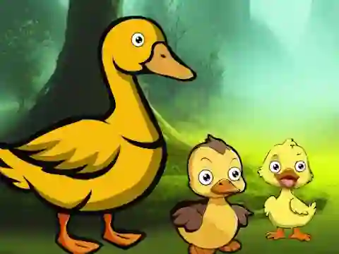 Duck Family Reach Pond — безкоштовна онлайн гра