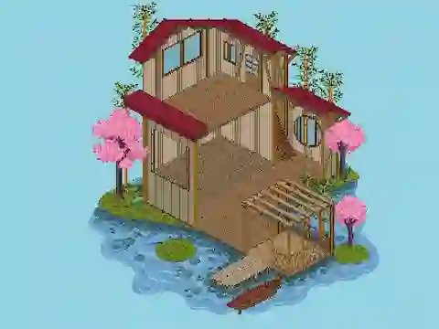 Pixel House — безкоштовна онлайн гра