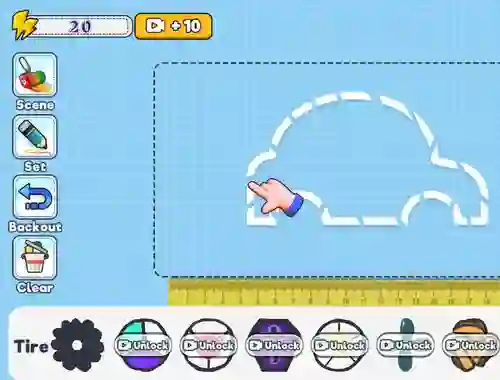 Draw Your Car — безкоштовна онлайн гра