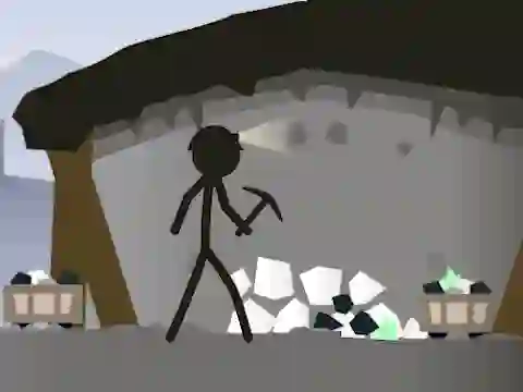 Stickman Mining Simulator — безкоштовна онлайн гра