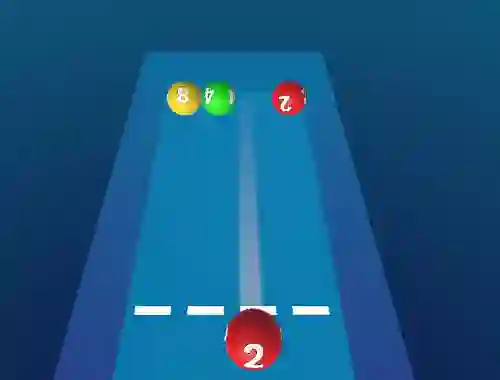 Merge The Balls 2048 Billiards! — безкоштовна онлайн гра