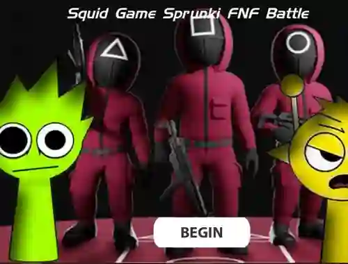 Squid Game Sprunki Fnf Battle — безкоштовна онлайн гра
