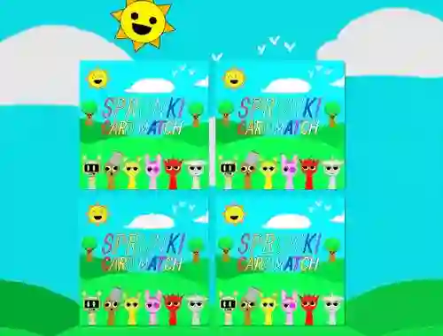 Sprunki Memory Card Match — безкоштовна онлайн гра