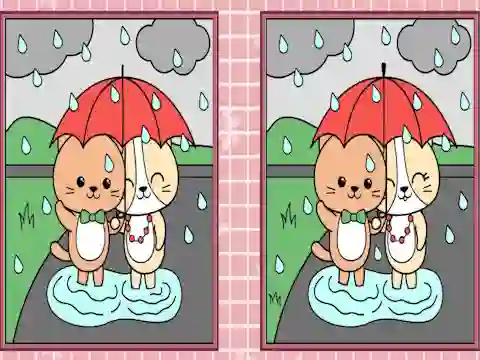 Spot the Differences Cute Kittens — безкоштовна онлайн гра