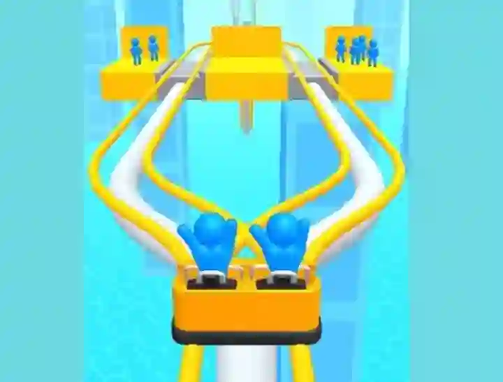 Runner Coaster Race — безкоштовна онлайн гра