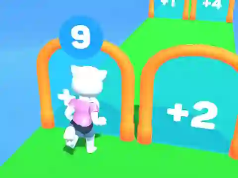 Cat Angela Running — безкоштовна онлайн гра