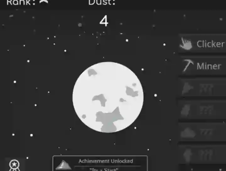 Planet Clicker Dust Collector — безкоштовна онлайн гра
