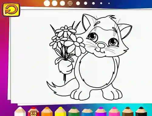 Fun Coloring Adventure For Kids — безкоштовна онлайн гра