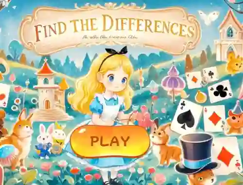 Find The Differences: Alice In Wonderland — безкоштовна онлайн гра