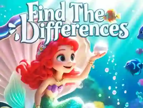 Find The Differences: Little Mermaid — безкоштовна онлайн гра